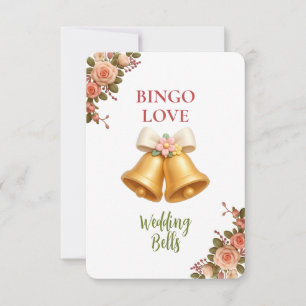 Bridal Shower Game Bingo Card – Wedding Bells