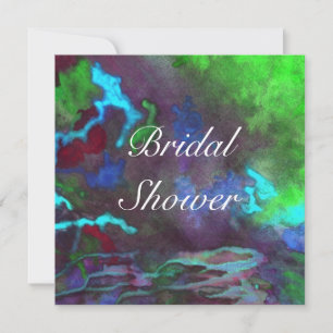 Bridal Shower Green Fusion Invitación a la boda