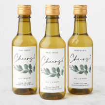 Bridal Shower Greenery Escritura a mano Minimalist