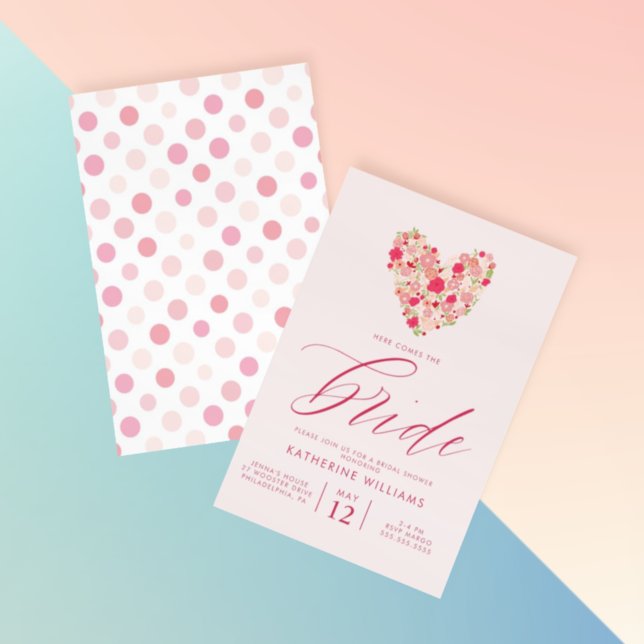 BRIDAL SHOWER | Invitación a acuarela floral (Subido por el creador)