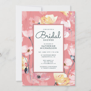 BRIDAL SHOWER   Invitación a los cachorros rosados