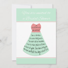 Bridal Shower Invitación Proverbios Excelente Espo