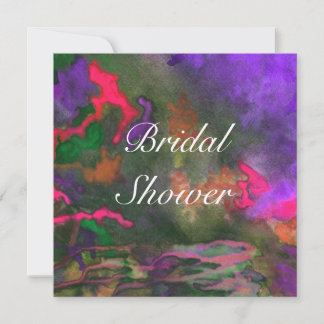 Bridal Shower Purple Fusion Invitación a la boda