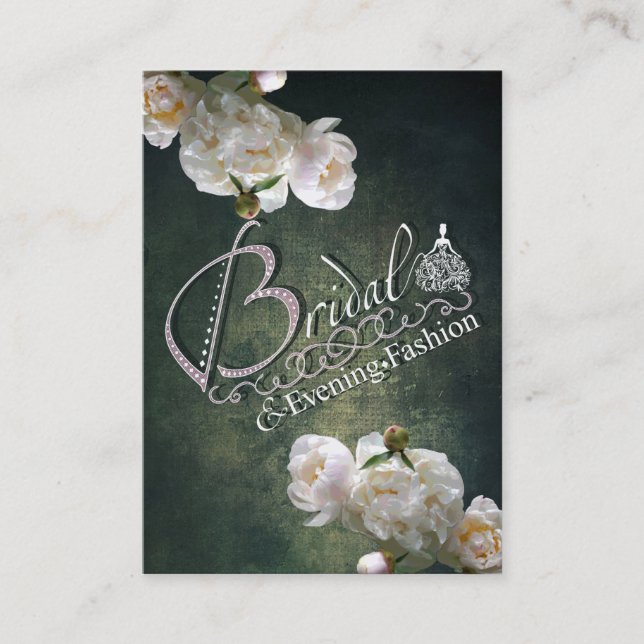 BRIDAL Y MODA NOCTURNA - Tarjeta de visita (Anverso)