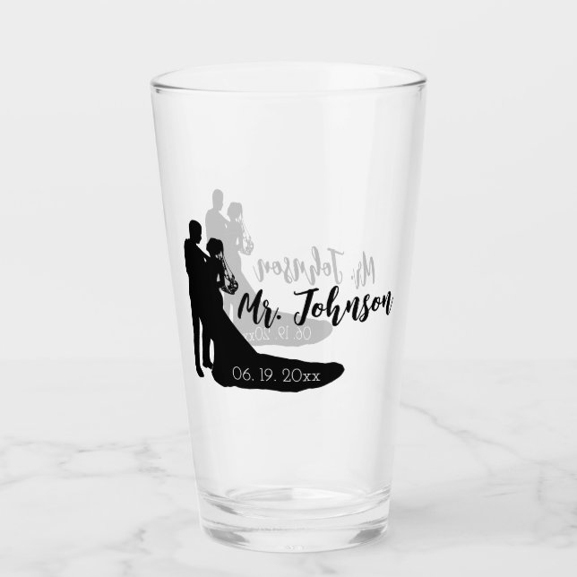 Bride and Groom Silhouette (Anverso)