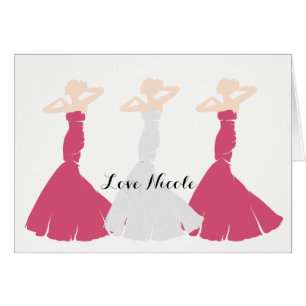 BRIDE CO Rosa Bridal Be My Bridesmaid Shower Note