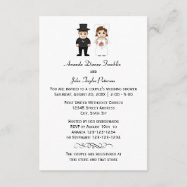 Bride & Groom - Invitación a la ducha de la pareja