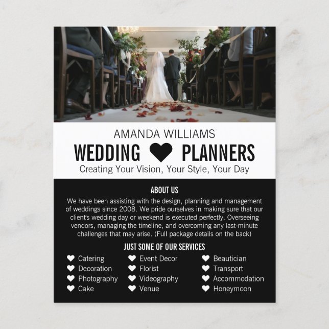 Bride & Groom, publicidad del planificador de even (Frente)