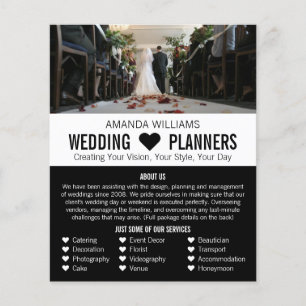Bride & Groom, publicidad del planificador de even