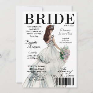 Bride Magazine Invitaciones a ducha de novia moder