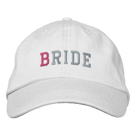 Bride Pastel Embroidery Gorra de Béisbol Blanco /
