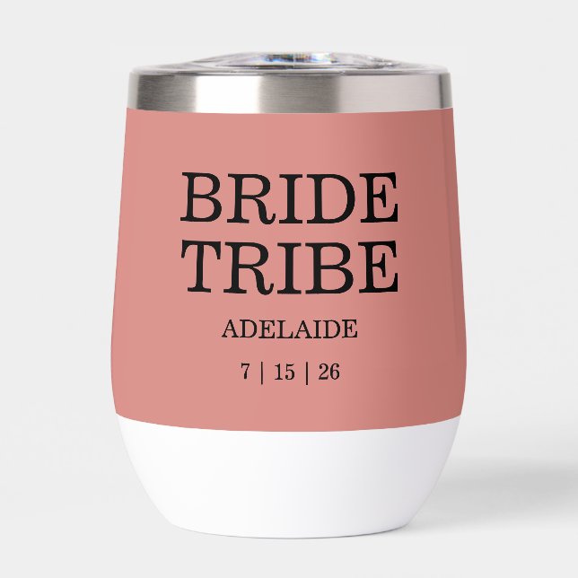 Bride Tribe Bridal Party Desert Rose (Frente)