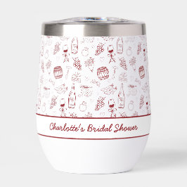 Bride Tribe Burgundy Bridal Shower