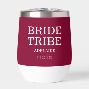 Bride Tribe Fiesta Nupcial Rojo Arándano