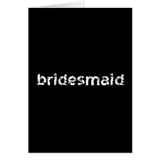 Bridesmaid