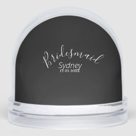 Bridesmaid bachelorette party add name modern