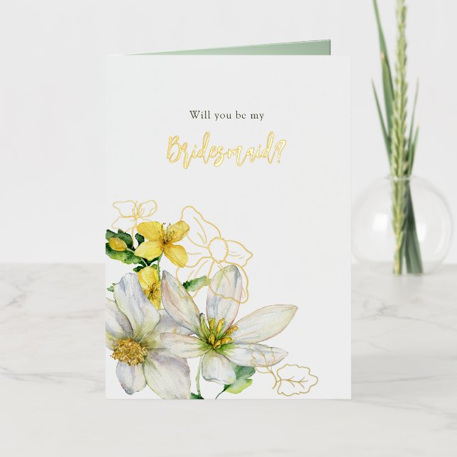 Bridesmaid de flores silvestres (Anverso)