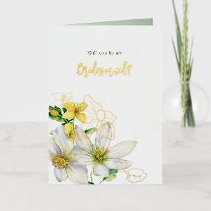 Bridesmaid de flores silvestres