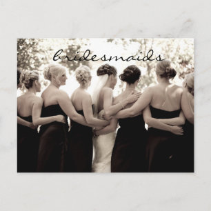 Bridesmaid Gracias Nota Postal