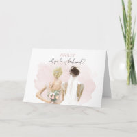 Bridesmaid - Tarjeta Ashley Note