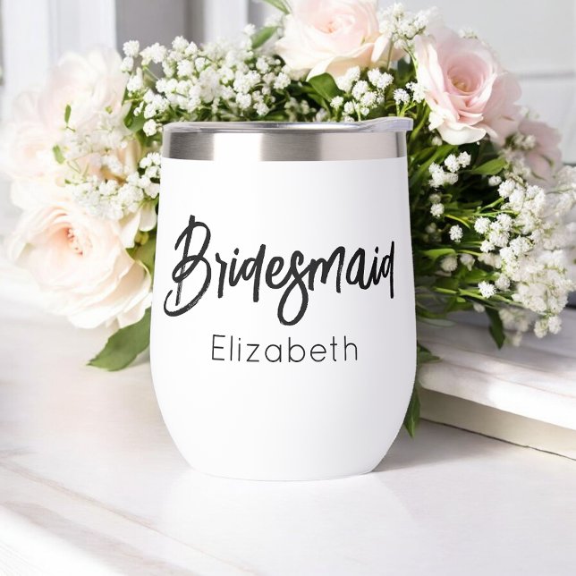 Bridesmaid Wedding Black White (Subido por el creador)