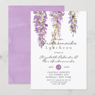 Bridesmaids de Purple Wisteria Luncheon