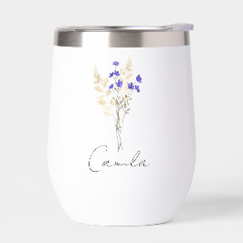Bridesmaids Regalos Floral Tumbler con