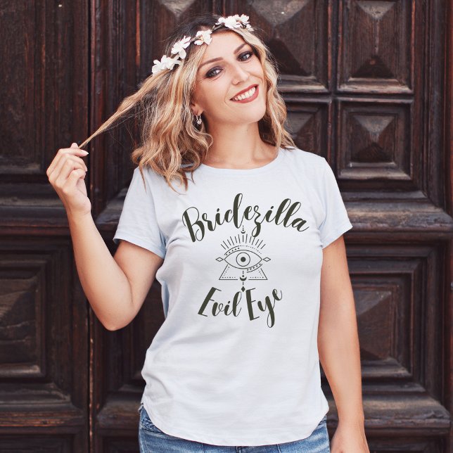 Bridezilla Camiseta divertida de ojos malvados (Subido por el creador)