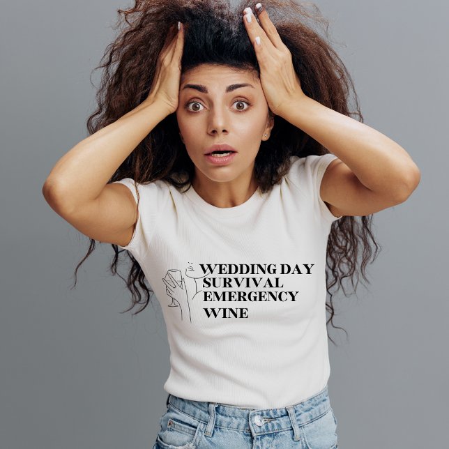 Bridezilla T-Shirt | Vino de Emergancia | Camisa d (Subido por el creador)