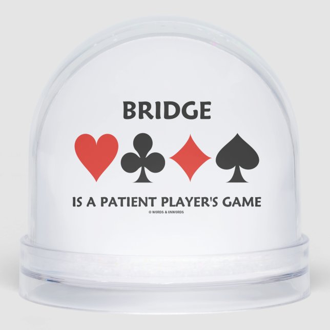 Bridge Is A Patient Player's Game Four Card Suits (Anverso)