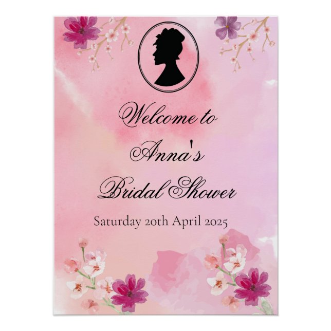 Bridgerton Bridal Shower Poster (Anverso)