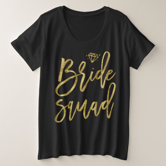 Brien Squad Faux Gold con Diamond Graphics (Anverso del diseño)