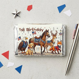 Brigada de pequeños patriotas animales bebé cumple