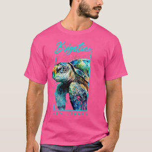 Brigatine New Jersey Watercolor Sea Turtle Portrai