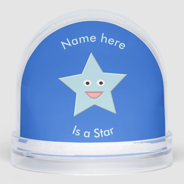 Bright Blue Celebration Star Custom (Anverso)