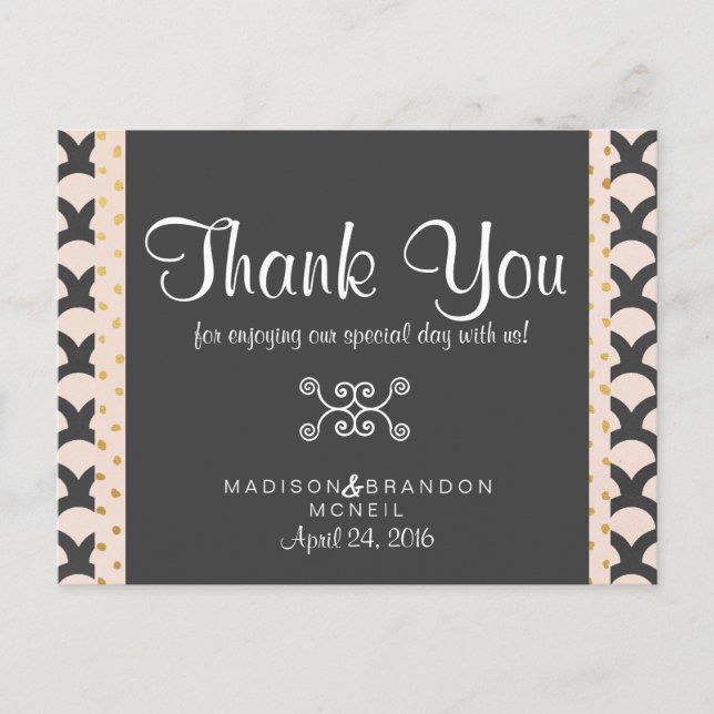 Bright N Hermosa tarjeta de agradecimiento (Anverso)