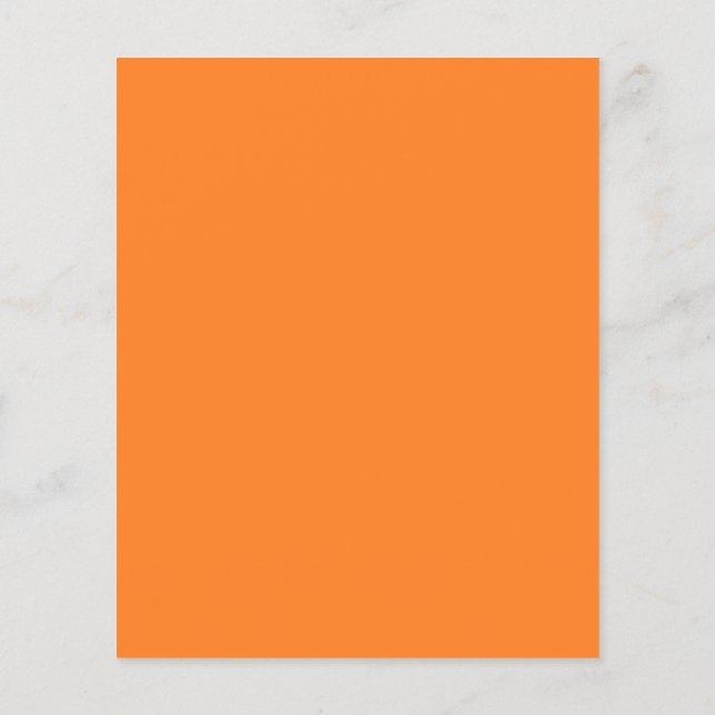 Bright Naranja Flyer (Atrás)