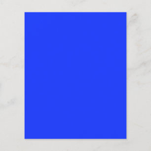Bright Neon Blue Flyer