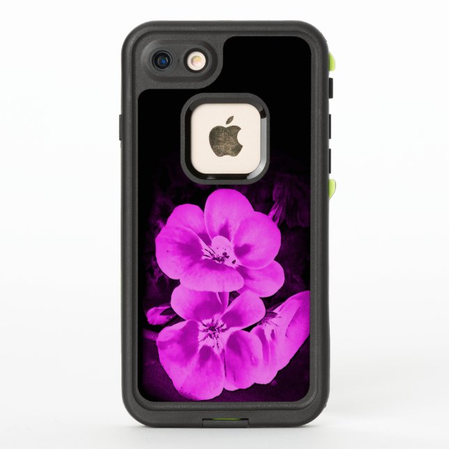 Bright Pink Tropical Flowers Life Proof Phone Case (Reverso)