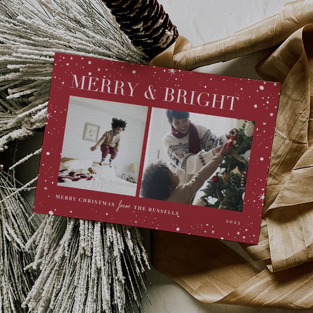 Bright Stars | Tarjeta de festividad para fotos co (Subido por el creador)