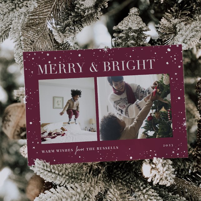 Bright Stars | Tarjeta de festividad para fotos co (Subido por el creador)