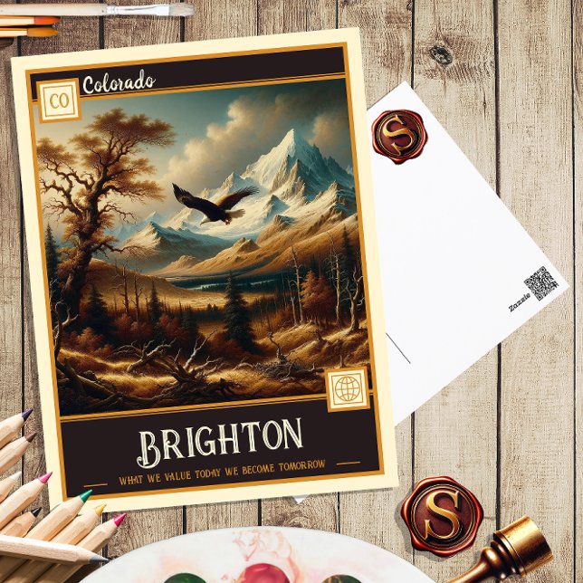 Brighton, Colorado | Postal de época (Subido por el creador)