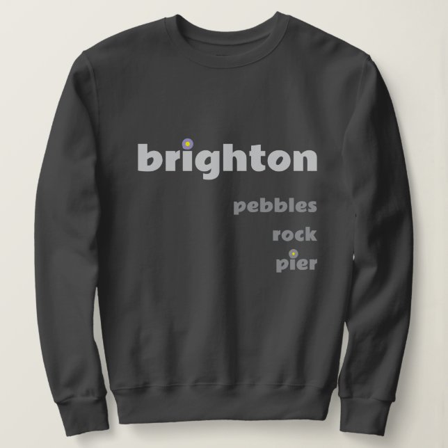 Brighton Pebbles Rock Pier Sweater (Anverso del diseño)