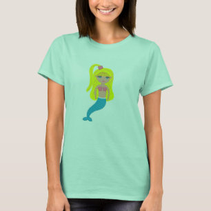 Brigit la camiseta de las damas de sirena