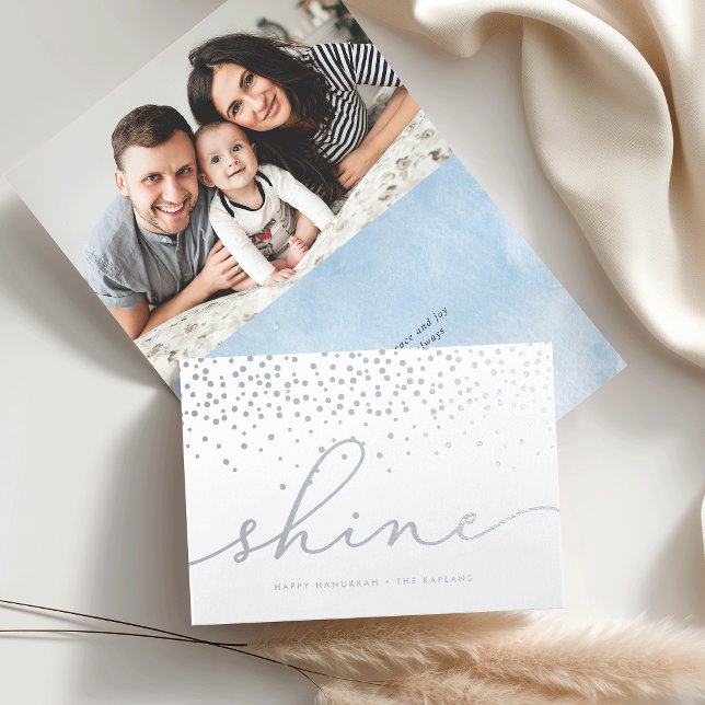 Brilla | Tarjeta de Relieve metalizado plateado fo (Subido por el creador)