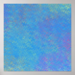 Brillante arte azul marcado