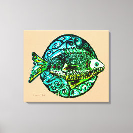 Brillante arte contemporáneo Friendly Fish