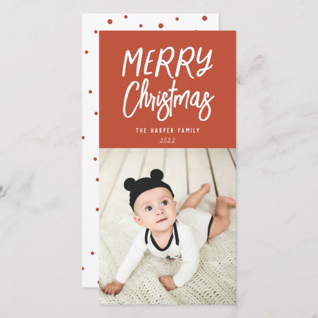 Brillante colorido Feliz Navidad Festividad de Nav (Anverso / Reverso)