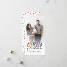 Brillante colorido Feliz Navidad Full Photo