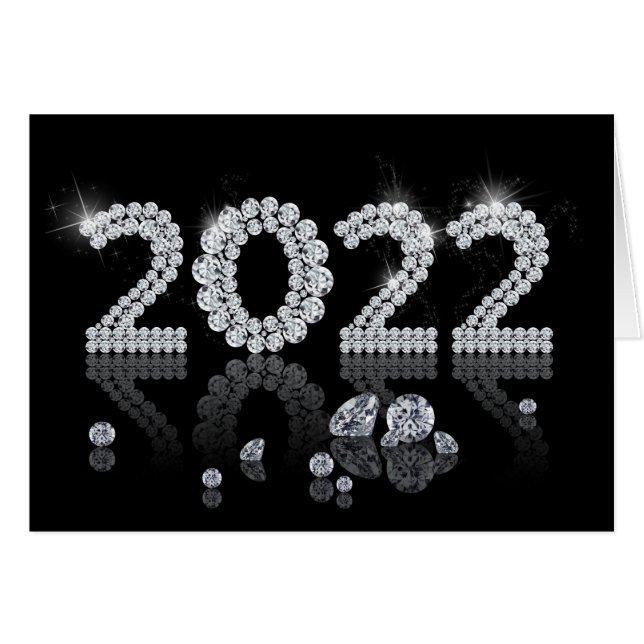 Brillante Diamantes Año Nuevo de Lujo 2022 (Anverso (Horizontal))